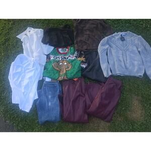 salvage clothing bundles crafting material thrashed clothes DIY Upcycled